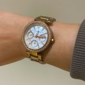 Michael Kors watch, rose gold